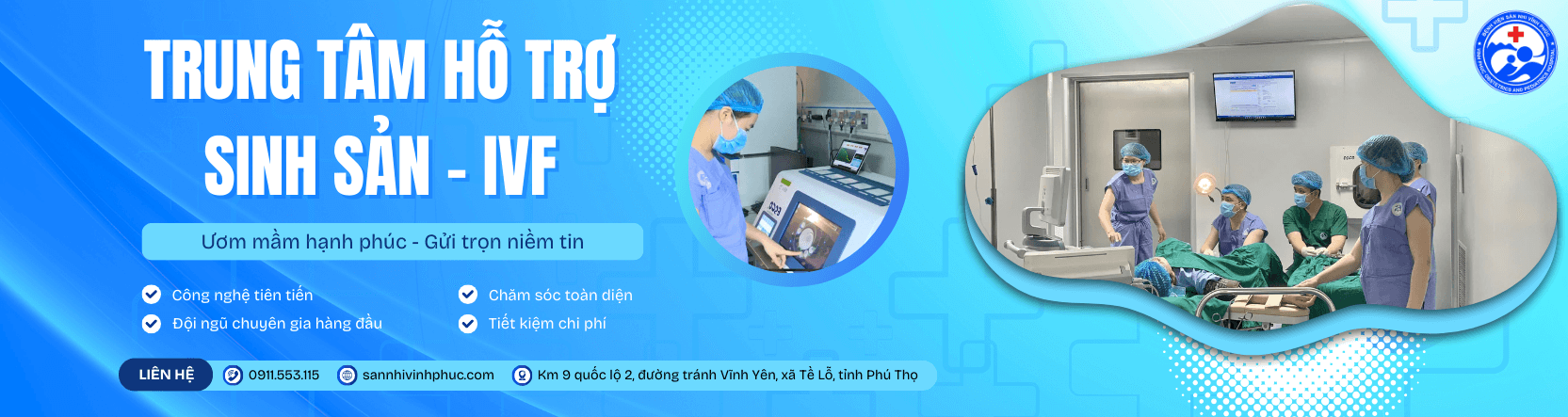 Ảnh banner bệnh viện sản nhi Vĩnh Phúc